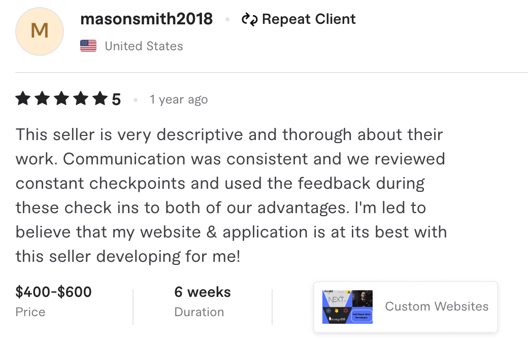 Review 1 from clients for faith olubummo